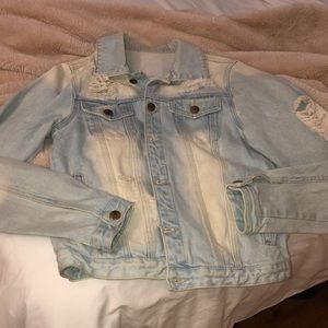 Oversized denim jacket